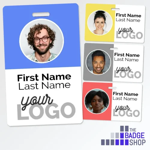 Color Block ID Badges